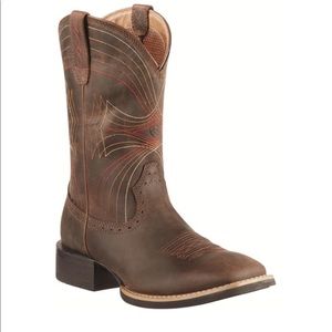 Ariat Cowboy Boots- Square Toe (Mens 7.5)